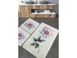 Alfombra de baño Set (3 piezas) Jade multicolor