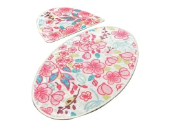 Alfombra de baño Set (2 piezas) Dolce Oval multicolor