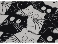 Alfombra de baño Set (2 piezas) White Cats multicolor