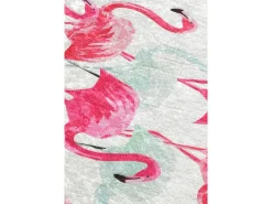 Alfombra de baño Set (2 piezas) Vogel negro blanco rosa