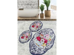 Alfombra de baño Set (3 piezas) Birdie Lohal Djt multicolor