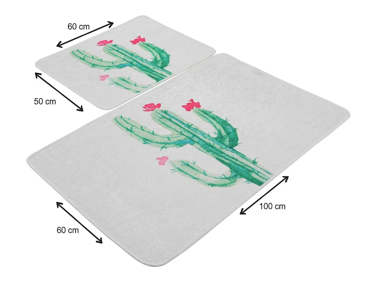 Alfombra de baño Set (2 piezas) Fiore DJT multicolor
