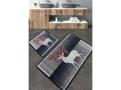 Alfombra de baño Set (2 piezas) Elafa multicolor