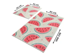 Alfombra de baño Set (2 piezas) Karpuz DJT multicolor