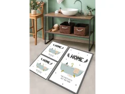Alfombra de baño Set (3 piezas) Bathtub multicolor