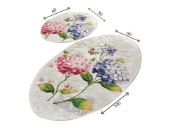 Alfombra de baño Set (2 piezas) Ortanca multicolor