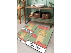 Alfombra de baño Set (3 piezas) Sunny The Sun multicolor