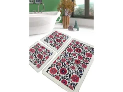 Alfombra de baño Set (3 piezas) Sheffield multicolor