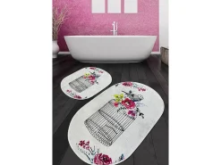 Alfombra de baño Set (2 piezas) Cage Djt multicolor