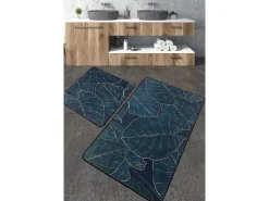 Alfombra de baño Set (2 piezas) Zeleno multicolor