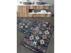 Alfombra de baño Set (2 piezas) Ressal multicolor