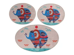 Alfombra de baño Set (3 piezas) Etnic multicolor