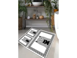 Alfombra de baño Set (3 piezas) Mom Cat multicolor