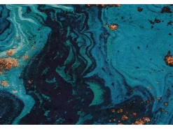 Alfombra de baño Set (2 piezas) Marbling multicolor