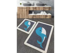 Alfombra de baño Set (2 piezas) Delfino multicolor