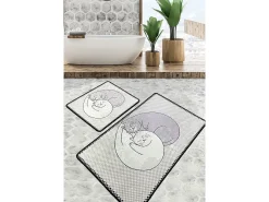 Alfombra de baño Set (3 piezas) Katt multicolor