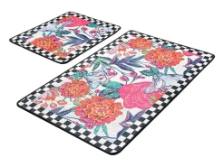 Alfombra de baño Set (2 piezas) Flori multicolor