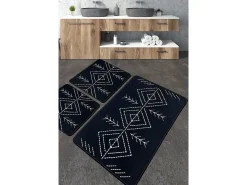 Alfombra de baño Set (3 piezas) Lau multicolor