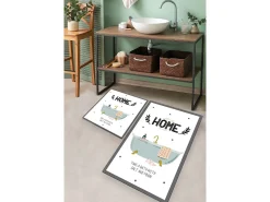 Alfombra de baño Set (2 piezas) Bathtub multicolor