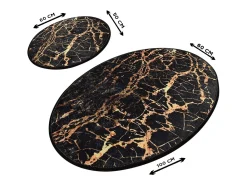 Alfombra de baño Set (2 piezas) Goldes multicolor