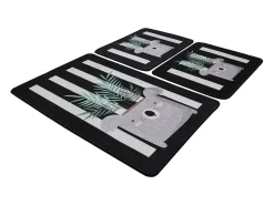 Alfombra de baño Set (3 piezas) Rovio multicolor