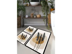 Alfombra de baño Set (3 piezas) Day Sunrise multicolor