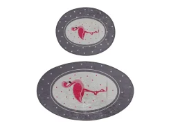 Alfombra de baño Set (2 piezas) Chile Flamingo multicolor