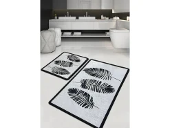 Alfombra de baño Set (2 piezas) Hoja Djt multicolor
