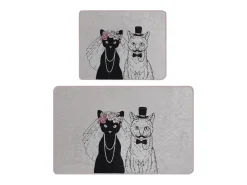 Alfombra de baño Set (2 piezas) Wedding multicolor