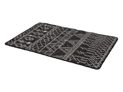 Alfombra de baño Straordinario Black Djt 80x100 antracita negro blanco
