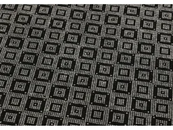 Alfombra de baño Straordinario Black Circle Djt 80 antracita negro blanco