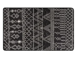 Alfombra de baño Straordinario Black Djt 70x120 antracita negro blanco