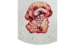 Alfombra de baño Terrier Djt (140 cm) multicolor