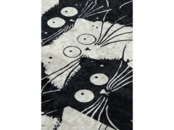 Alfombra de baño White Cats DJT multicolor