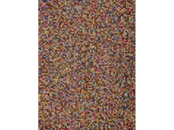 Alfombra de bolas de fieltro hecha a mano 40x60 cm Colorido Felty 2.2