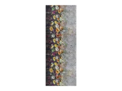 Alfombra de cocina - Diseños con flores - multicolor - 52 x 200 cm - RICCI