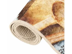 Alfombra de cocina lavable antideslizante multicolor 60x180 cm
