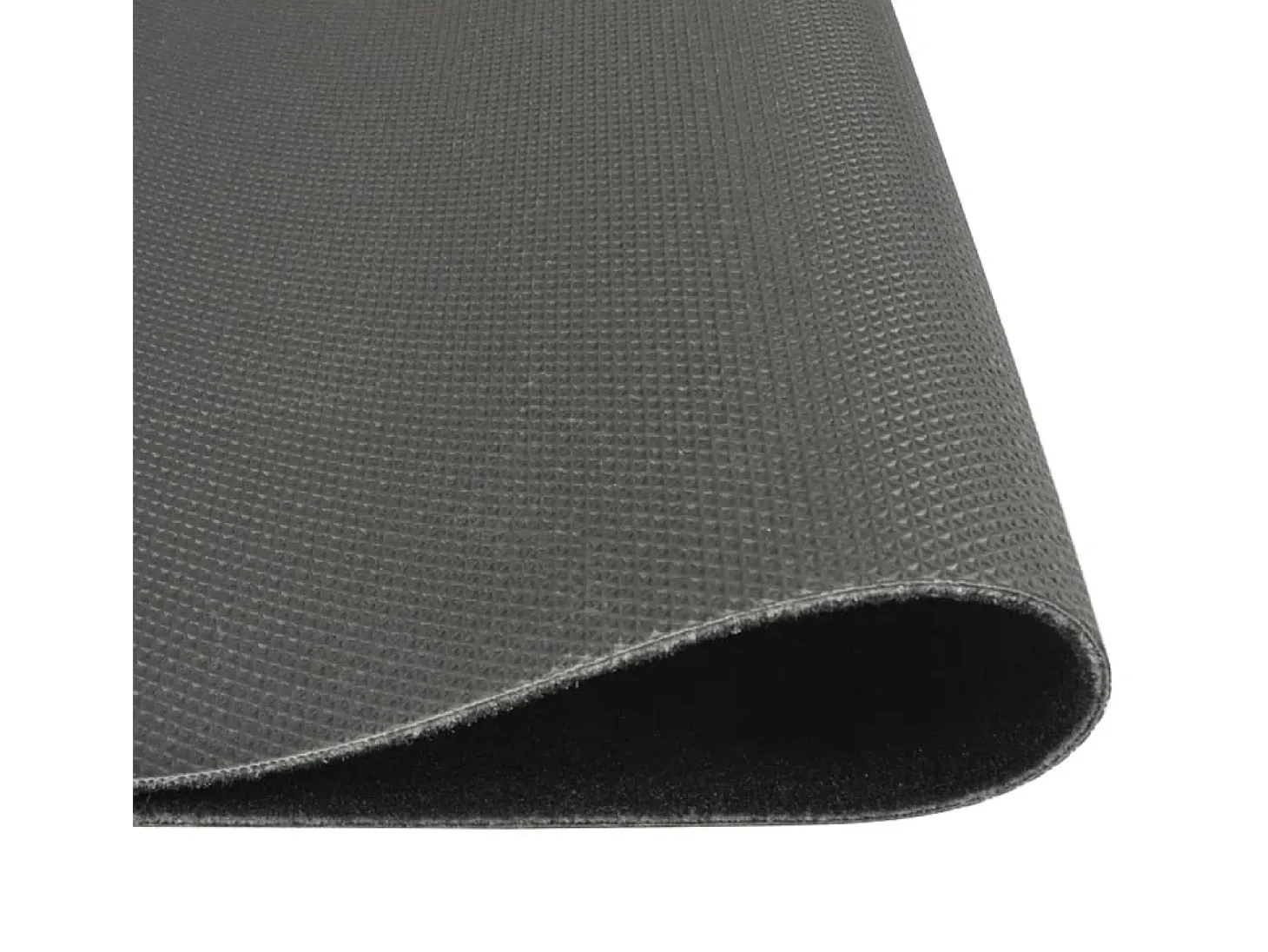 Alfombra de cocina lavable terciopelo negro 45x150 cm ES506005