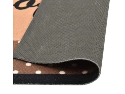 Alfombra de cocina lavable Coffee marrón 60x300 cm ES815957