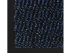 Alfombra de entrada rectangular de nudo 120x180 cm azul ES221954