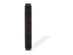 Alfombra de entrada rectangular de nudo 40x60 cm negra ES572329