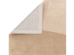 Alfombra de estilo medio siglo, hecha a mano 100% lana - 120x170cm - crema, beige, verde - Reef Horizon