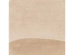 Alfombra de estilo medio siglo, hecha a mano 100% lana - 120x170cm - crema, beige, verde - Reef Horizon