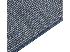 Alfombra de exterior de tejido plano 120x170 cm Azul