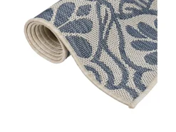 Alfombra de exterior de tejido plano 200x280 cm Estampado azul