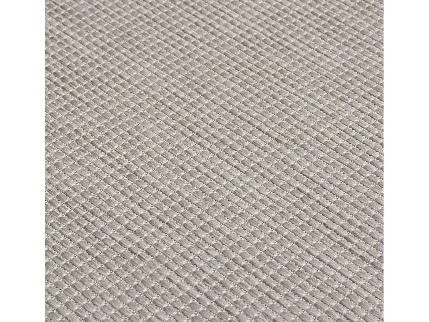 Alfombra de exterior de tejido plano gris taupe 140x200 cm ES27894