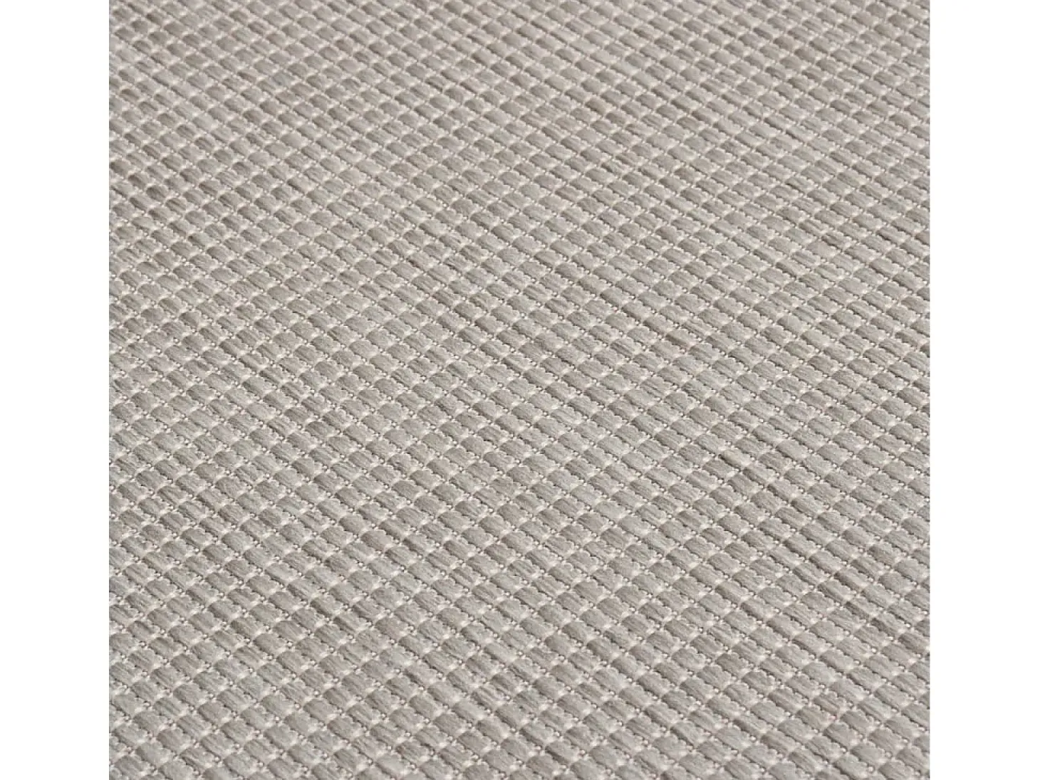 Alfombra de exterior de tejido plano gris taupe 200x280 cm