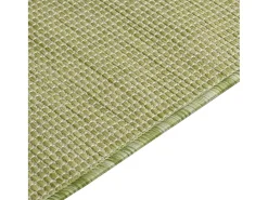 Alfombra de exterior de tejido plano verde 200x280 cm ES39710