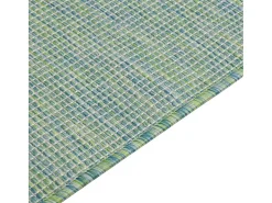 Alfombra de exterior de tejido plano 120x170 cm Turquesa