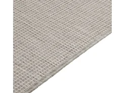 Alfombra de exterior de tejido plano gris taupe 140x200 cm